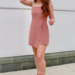 Femme Fatale Romper in Mauve